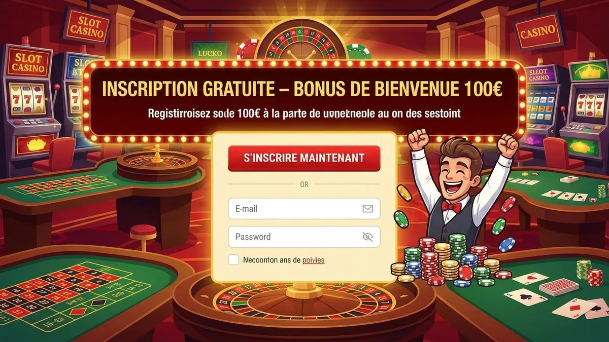 Inscription avec bonus